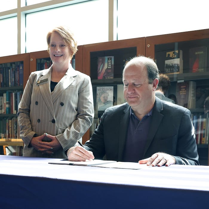 Governor Polis at CC to Sign Geothermal Bill