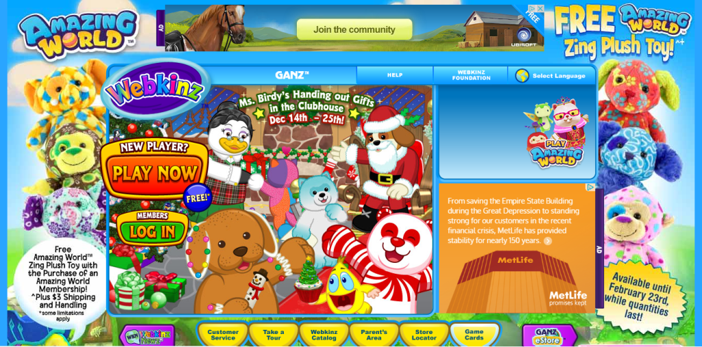 websites like webkinz